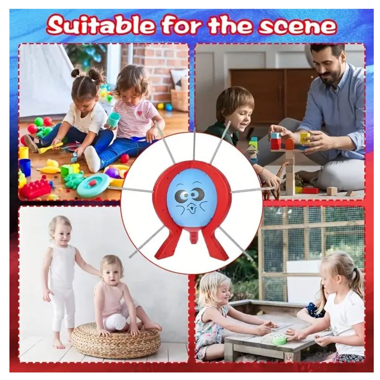 Vista 2 de Juego mesa estallido globos Boom Boom